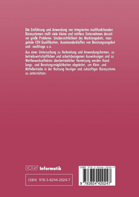 Produktbild: B&uuml;rokommunikationssysteme in Unternehmen