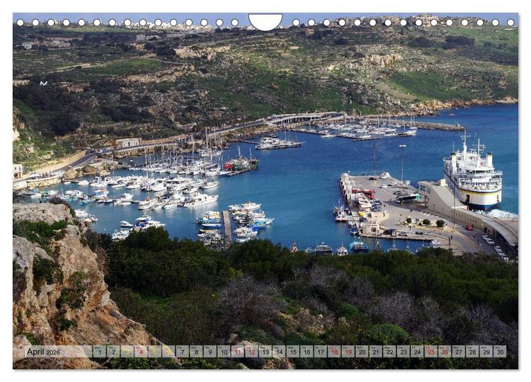 Produktbild: Gozo - Malta's little sister island (Wall Calendar 2026 DIN A4 landscape), CALVENDO 12 Month Wall Calendar