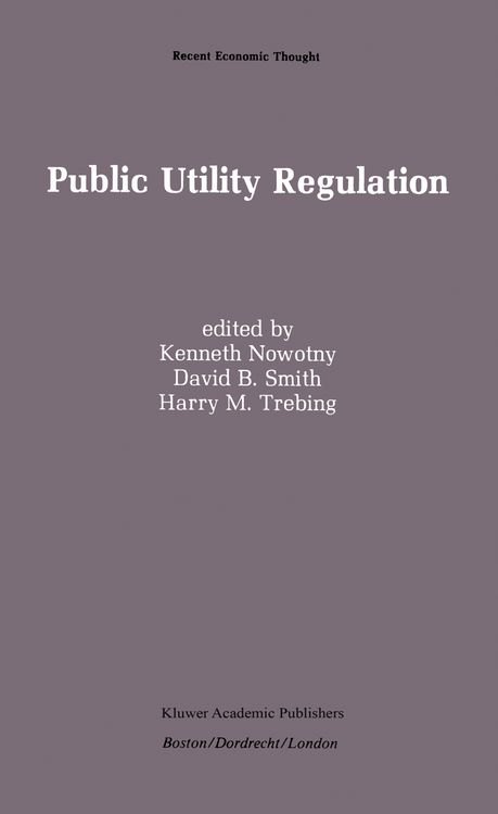 Produktbild: Public Utility Regulation