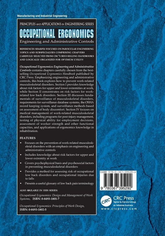 Produktbild: Occupational Ergonomics