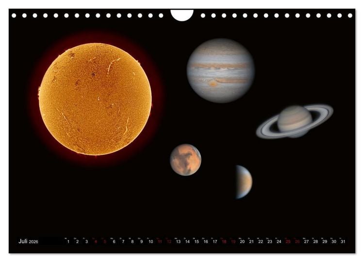 Produktbild: Deep-Sky Fotografie (Wandkalender 2026 DIN A4 quer), CALVENDO Monatskalender