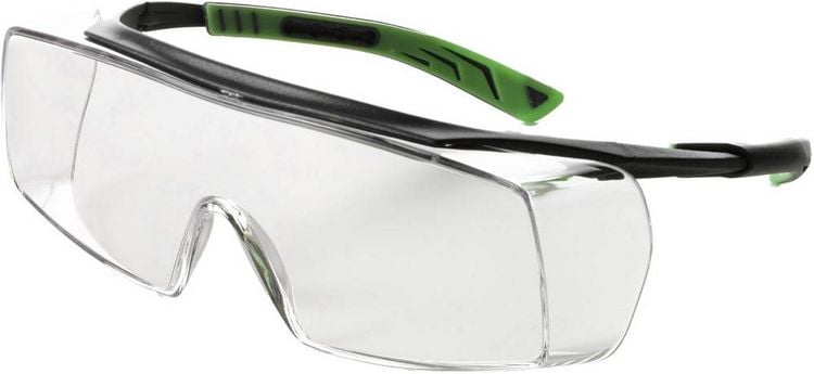 Produktbild: Univet 5X7 5X7-03-11 &Uuml;berbrille mit Antibeschlag-Schutz, inkl. UV-Schutz Grau, Dunkelgr&uuml;n EN 166 DIN 166