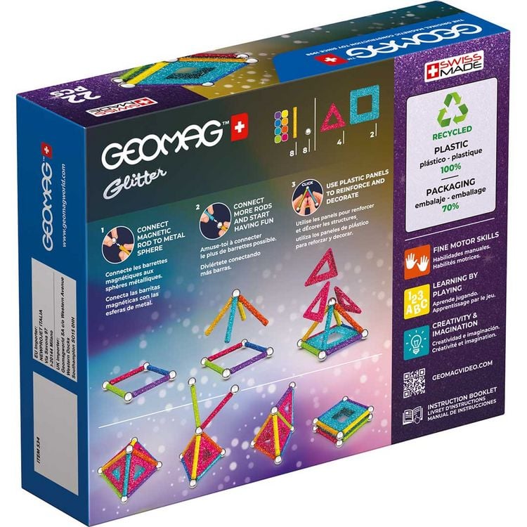 Produktbild: Geomag Glitter Panels Recycled 22