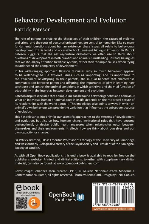 Produktbild: Behaviour, Development and Evolution