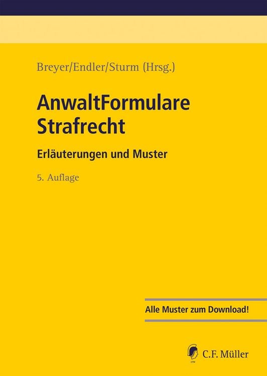 Produktbild: AnwaltFormulare Strafrecht