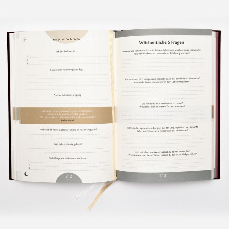 Produktbild: Das 6-Minuten-Tagebuch (rubin)