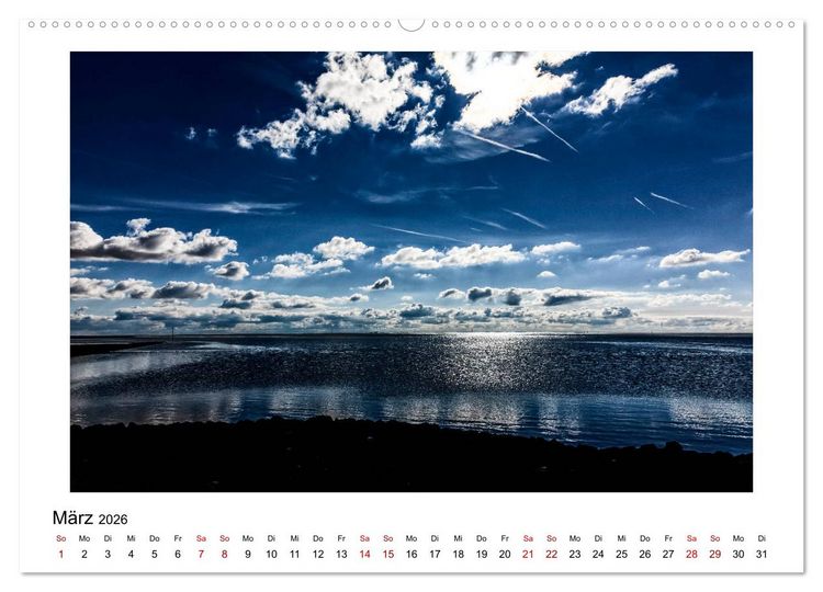 Produktbild: Friedrichskoog Spitze (Wandkalender 2026 DIN A2 quer), CALVENDO Monatskalender