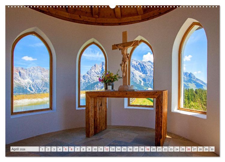 Produktbild: Sch&ouml;ne Gr&uuml;&szlig;e aus Dienten (hochwertiger Premium Wandkalender 2026 DIN A2 quer), Kunstdruck in Hochglanz