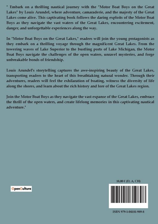 Produktbild: Motor Boat Boys on the Great Lakes