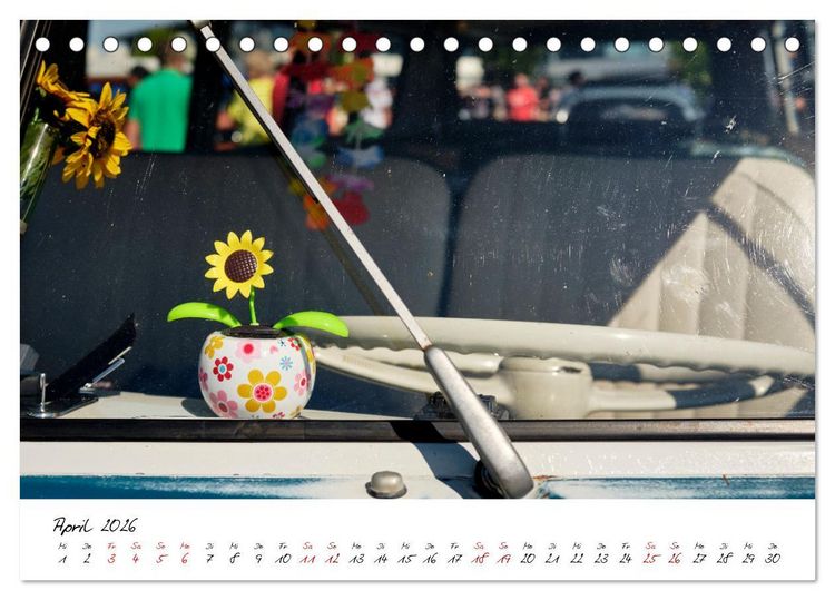 Produktbild: Oldtimer Innenansichten (Tischkalender 2026 DIN A5 quer), CALVENDO Monatskalender
