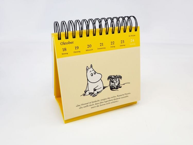 Produktbild: Die Mumins f&uuml;r alle Lebenslagen. Postkartenkalender 2027