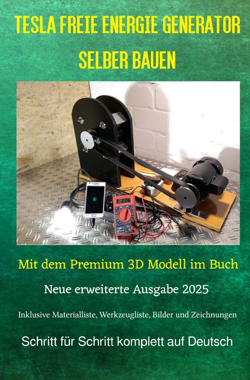 Produktbild: Tesla Freie Energie Generator selber bauen