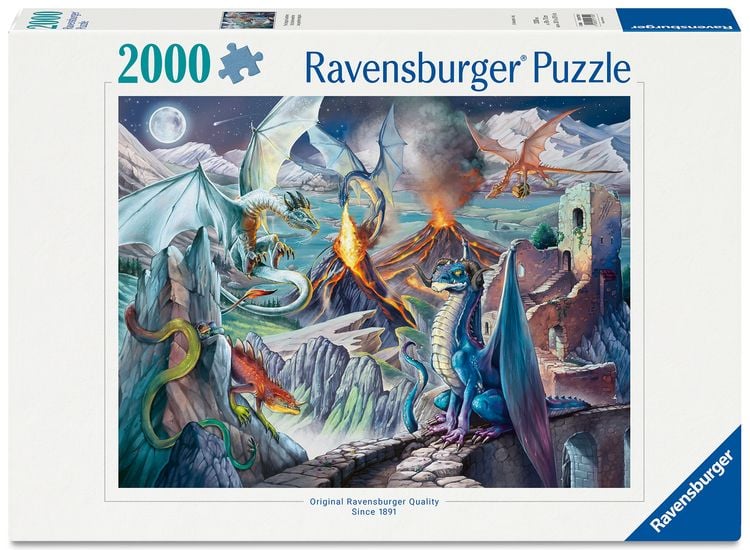 Produktbild: Erwachsenenpuzzle 2000 Teile - Die Drachenw&auml;chter