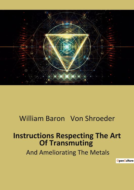 Produktbild: Instructions Respecting The Art Of Transmuting