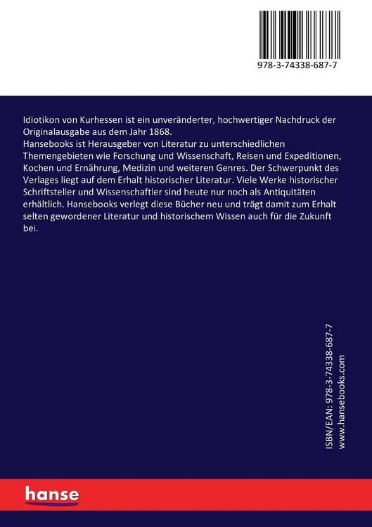 Produktbild: Idiotikon von Kurhessen