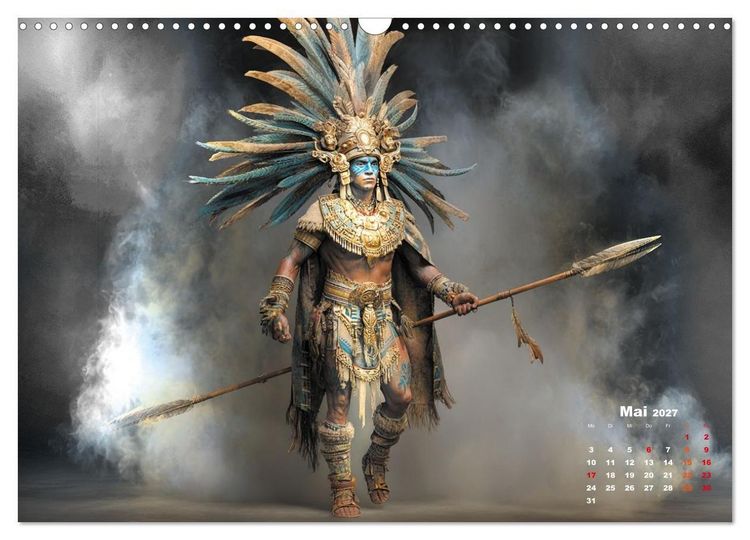 Produktbild: Azteken - Im Glanz der ewigen Sonne (Wandkalender 2027 DIN A3 quer), CALVENDO Monatskalender