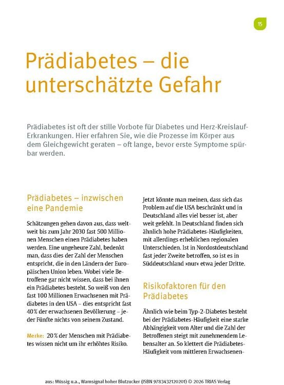 Produktbild: Warnsignal hoher Blutzucker