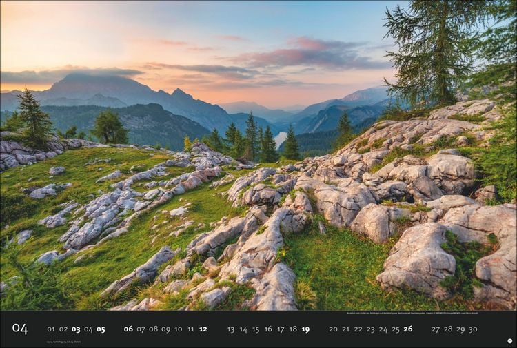 Produktbild: Deutschlands Naturparadiese Kalender 2026
