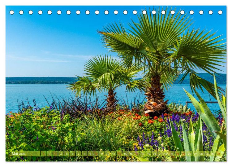 Produktbild: Farbenfroh Bodensee (Tischkalender 2026 DIN A5 quer), CALVENDO Monatskalender