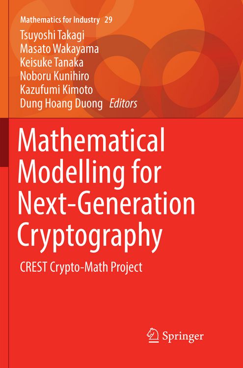 Produktbild: Mathematical Modelling for Next-Generation Cryptography