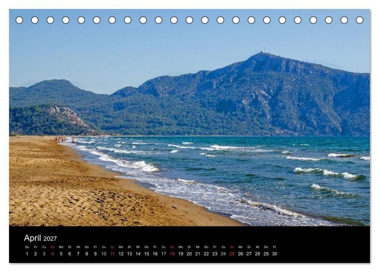 Produktbild: T&uuml;rkische Riviera - Entlang der lykischen K&uuml;ste (Tischkalender 2027 DIN A5 quer), CALVENDO Monatskalender