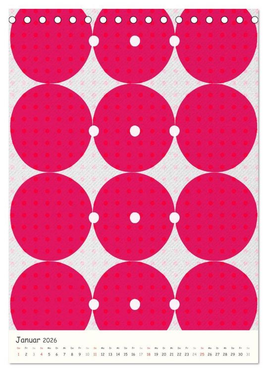 Produktbild: Punkt Punkt Punkt (Tischkalender 2026 DIN A5 hoch), CALVENDO Monatskalender