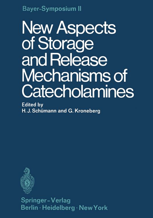Produktbild: New Aspects of Storage and Release Mechanisms of Catecholamines