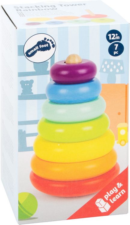Produktbild: Small foot - Stapelturm Regenbogen