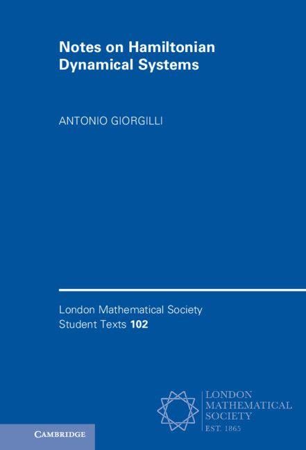 Produktbild: Notes on Hamiltonian Dynamical Systems