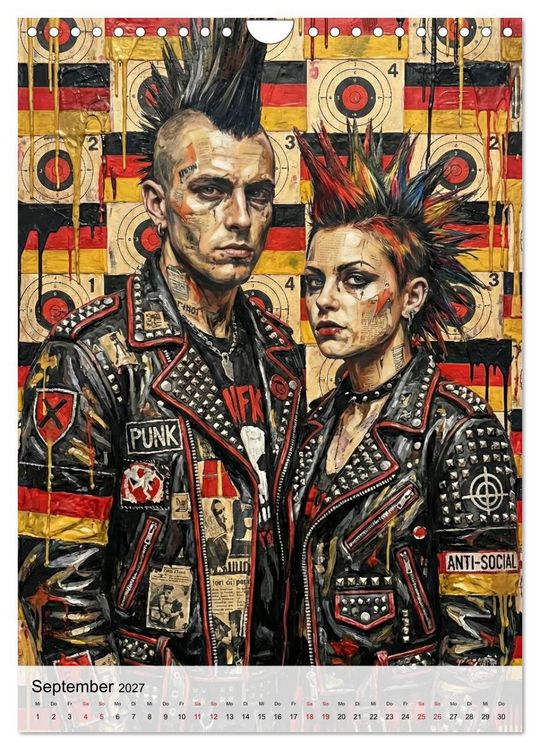 Produktbild: Punk 76 (Wandkalender 2027 DIN A4 hoch), CALVENDO Monatskalender