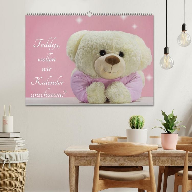 Produktbild: Teddys, wollen wir Kalender anschauen? (Wandkalender 2026 DIN A2 quer), CALVENDO Monatskalender
