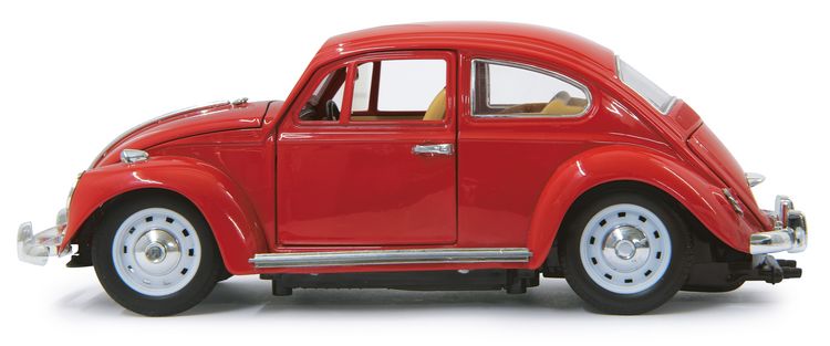 Produktbild: VW K&auml;fer RC Diecast 1:18 rot 27MHz