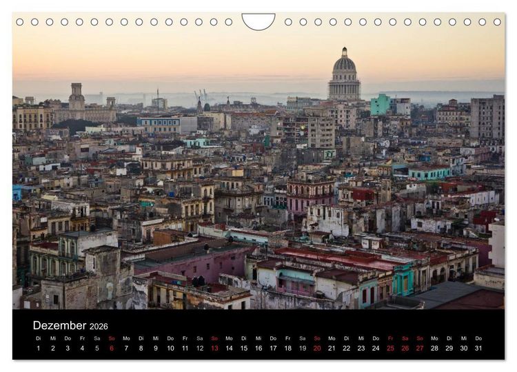 Produktbild: Kuba - Die Stra&szlig;en Havannas (Wandkalender 2026 DIN A4 quer), CALVENDO Monatskalender