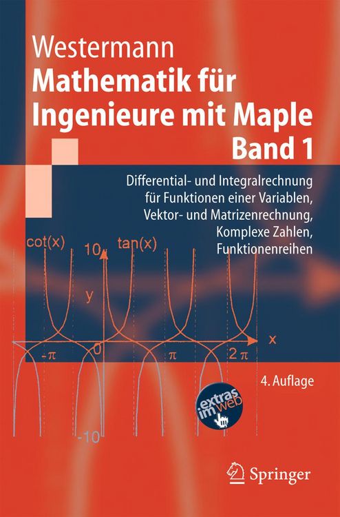 Produktbild: Mathematik f&uuml;r Ingenieure mit Maple.