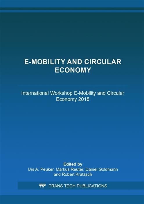 Produktbild: E-Mobility and Circular Economy