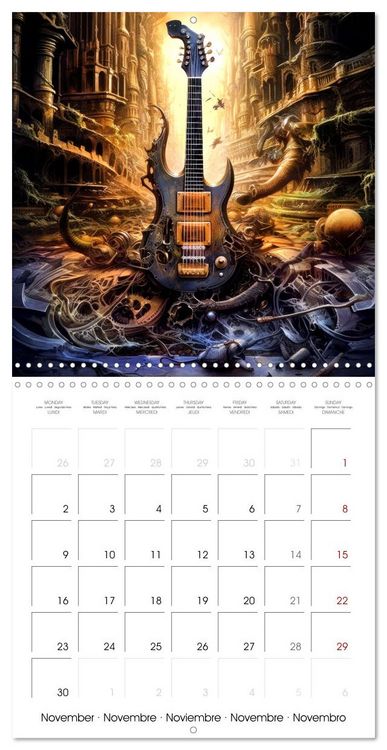 Produktbild: Vibrant Music (Wall Calendar 2026 12 &times; 12 Inch) CALVENDO 12 Month Wall Calendar
