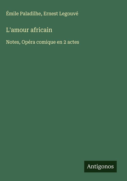 Produktbild: L'amour africain