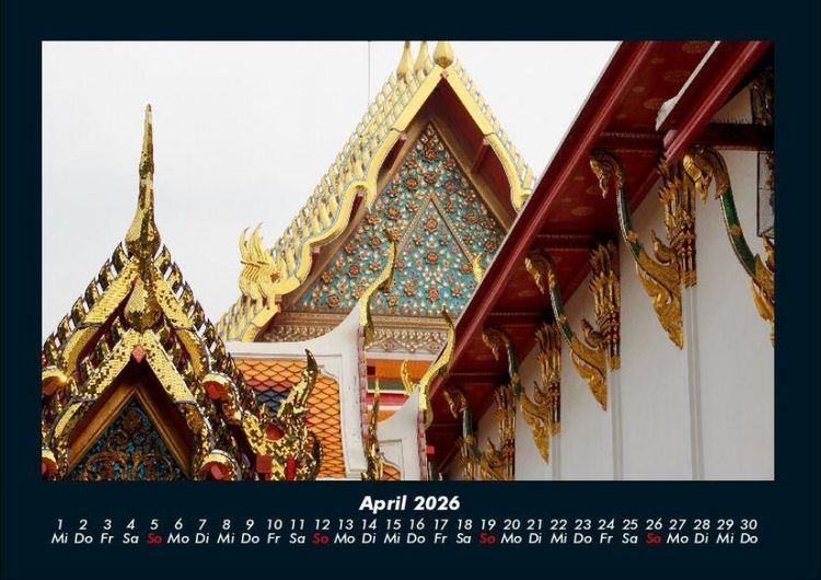 Produktbild: Tempel 2026 Fotokalender DIN A4