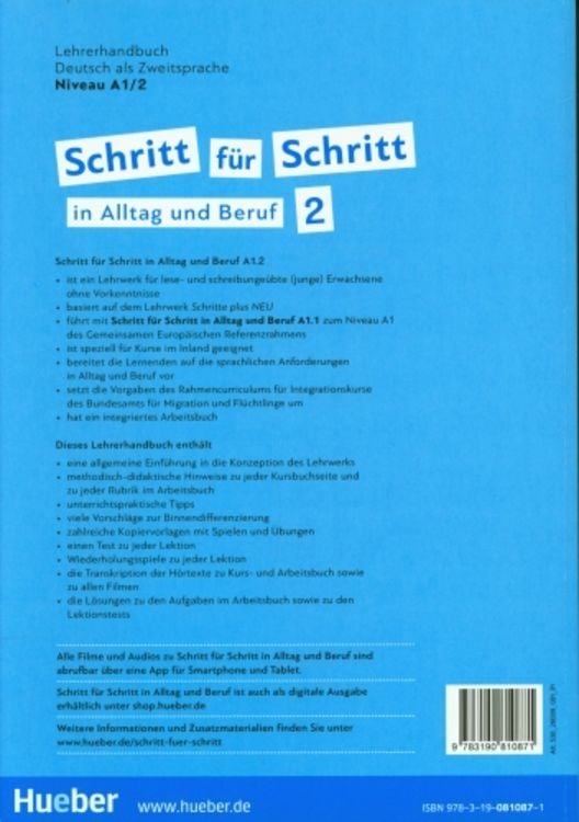 Schritt für Schritt in Alltag und Beruf 2 / Lehrerhandbuch