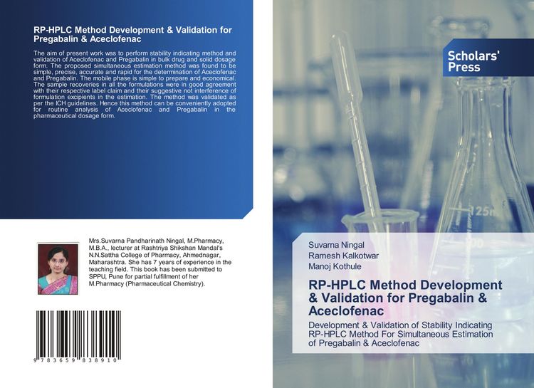 Produktbild: RP-HPLC Method Development & Validation for Pregabalin & Aceclofenac
