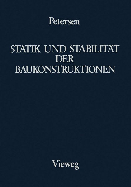 Produktbild: Statik und Stabilit&auml;t der Baukonstruktionen