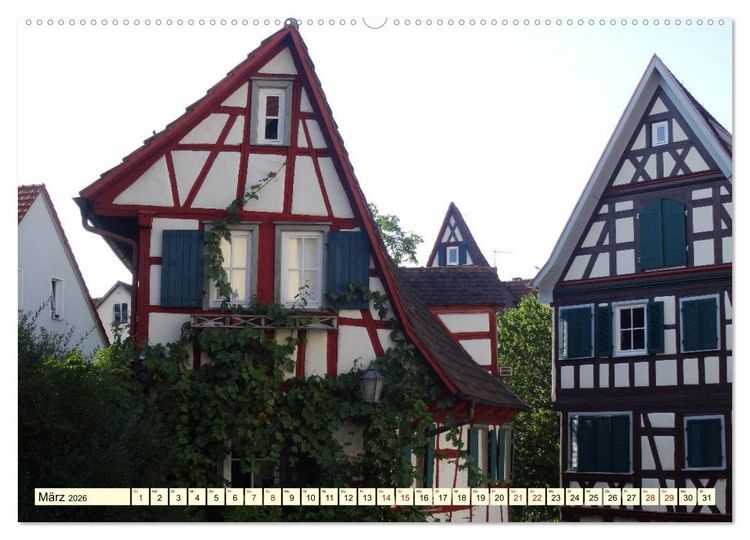 Produktbild: Unterwegs in Schorndorf (Wandkalender 2026 DIN A2 quer), CALVENDO Monatskalender