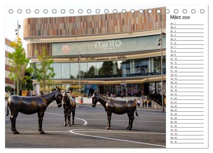 Produktbild: Unterwegs in M&ouml;nchengladbach (Tischkalender 2026 DIN A5 quer), CALVENDO Monatskalender