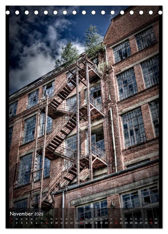 Produktbild: Lost Places II, Vergessene Orte (Tischkalender 2026 DIN A5 hoch), CALVENDO Monatskalender
