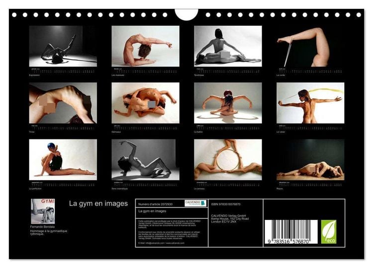 Produktbild: La gym en images (Calendrier mural 2026 DIN A4 vertical), CALVENDO calendrier mensuel