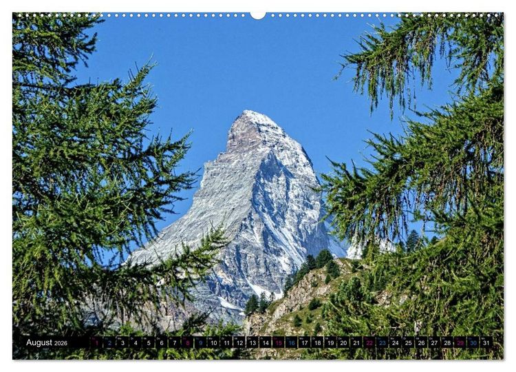 Produktbild: MATTERHORN. Faszination und Magie (Wandkalender 2026 DIN A2 quer), CALVENDO Monatskalender