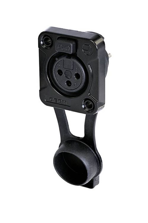 Produktbild: Rean AV RRX3F-Z-001-1 XLR-Steckverbinder Buchse, Einbau Polzahl: 3 1St.