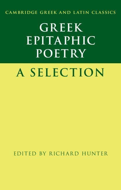 Produktbild: Greek Epitaphic Poetry