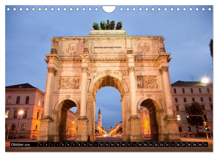 Produktbild: Freistaat Bayern (Wandkalender 2026 DIN A4 quer), CALVENDO Monatskalender
