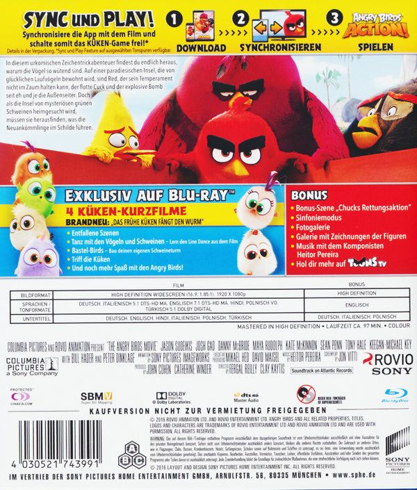 Produktbild: Angry Birds - Der Film